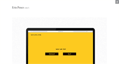 Desktop Screenshot of erinpeace.com