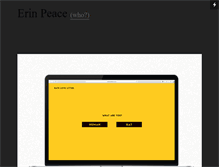 Tablet Screenshot of erinpeace.com